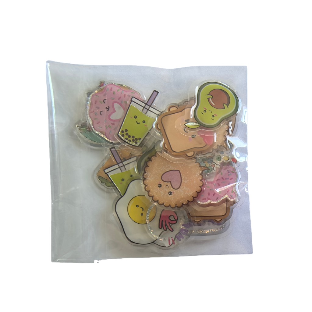 Craft Embellishment World - 45 Buah Stiker Epoksi Menggemaskan -