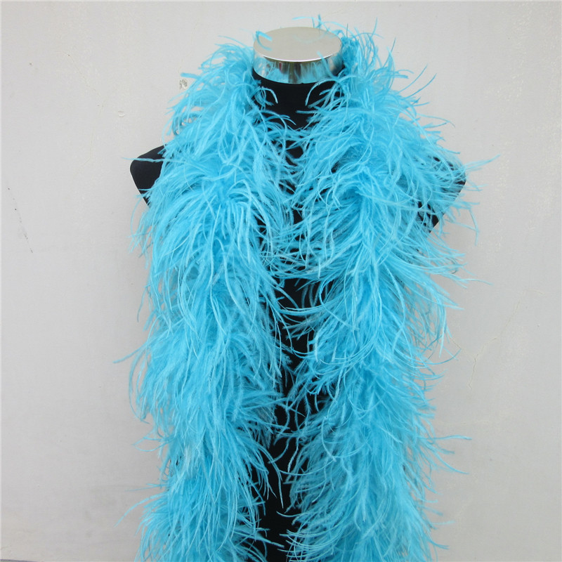 2 Meter 6 Lapisan Putih Bulu B - Feather Trim Marabou ulasan dan harga